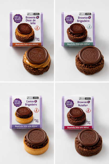TORTINHA BROWNIE | Sem Glúten