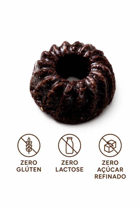 BROWNIE ZERO AÇÚCAR | Sem Glúten | Sem Lactose