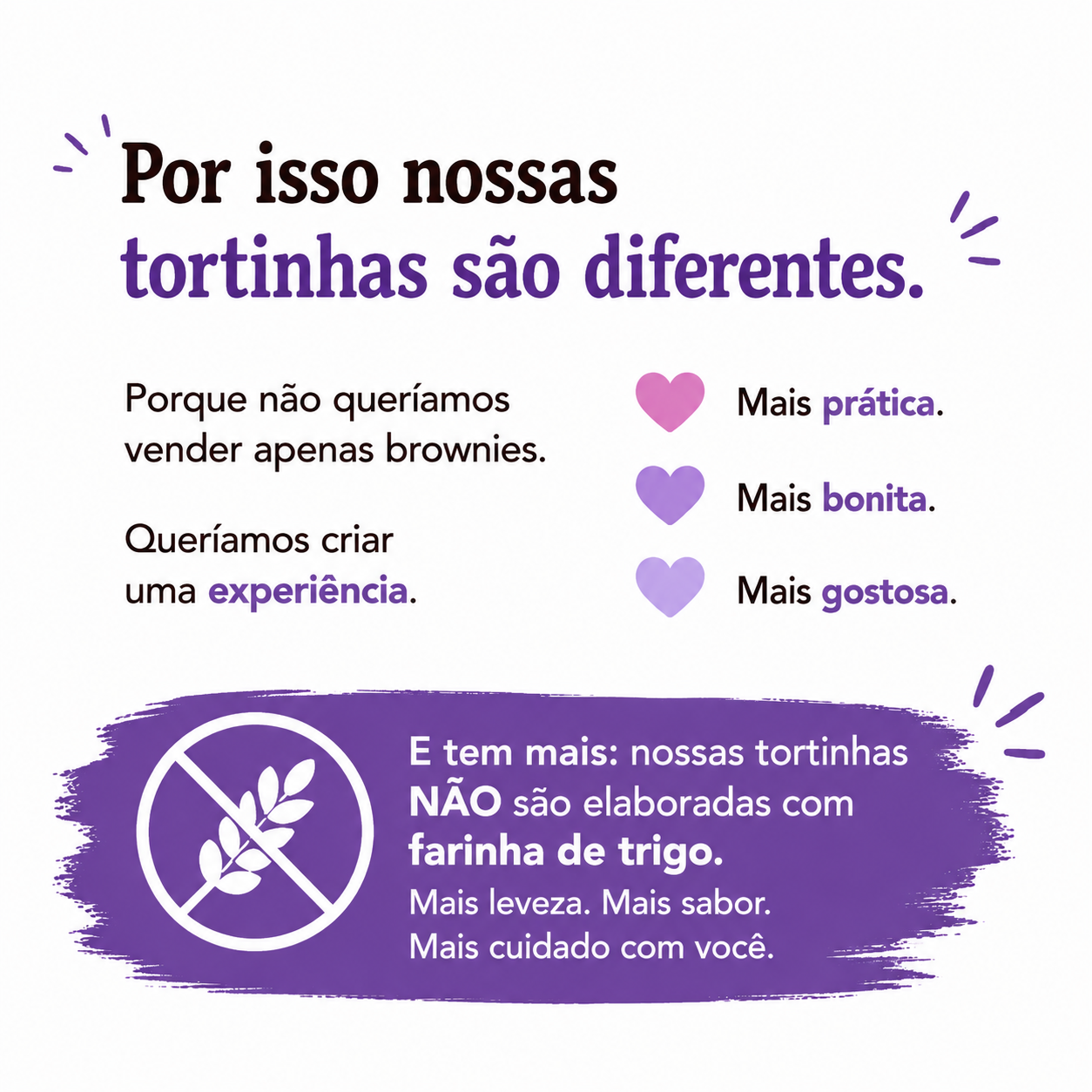 TORTINHA BROWNIE | Sem Glúten